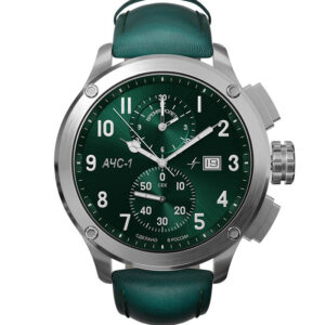 АЧС-1 3520.D 44 мм кварц хронограф зеленые матовые